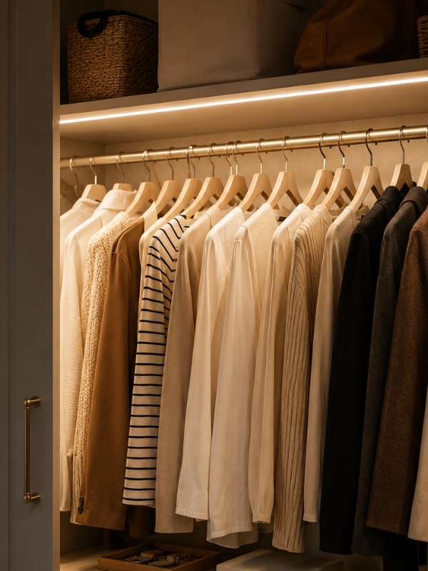 Stick-on closet lights