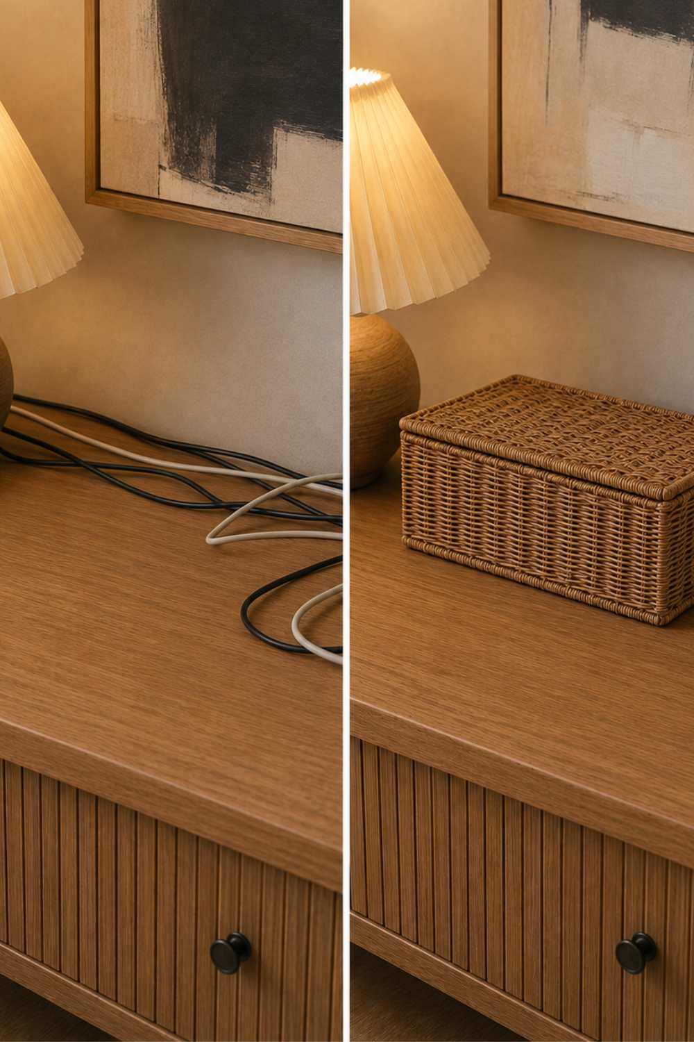 cords basket organizer